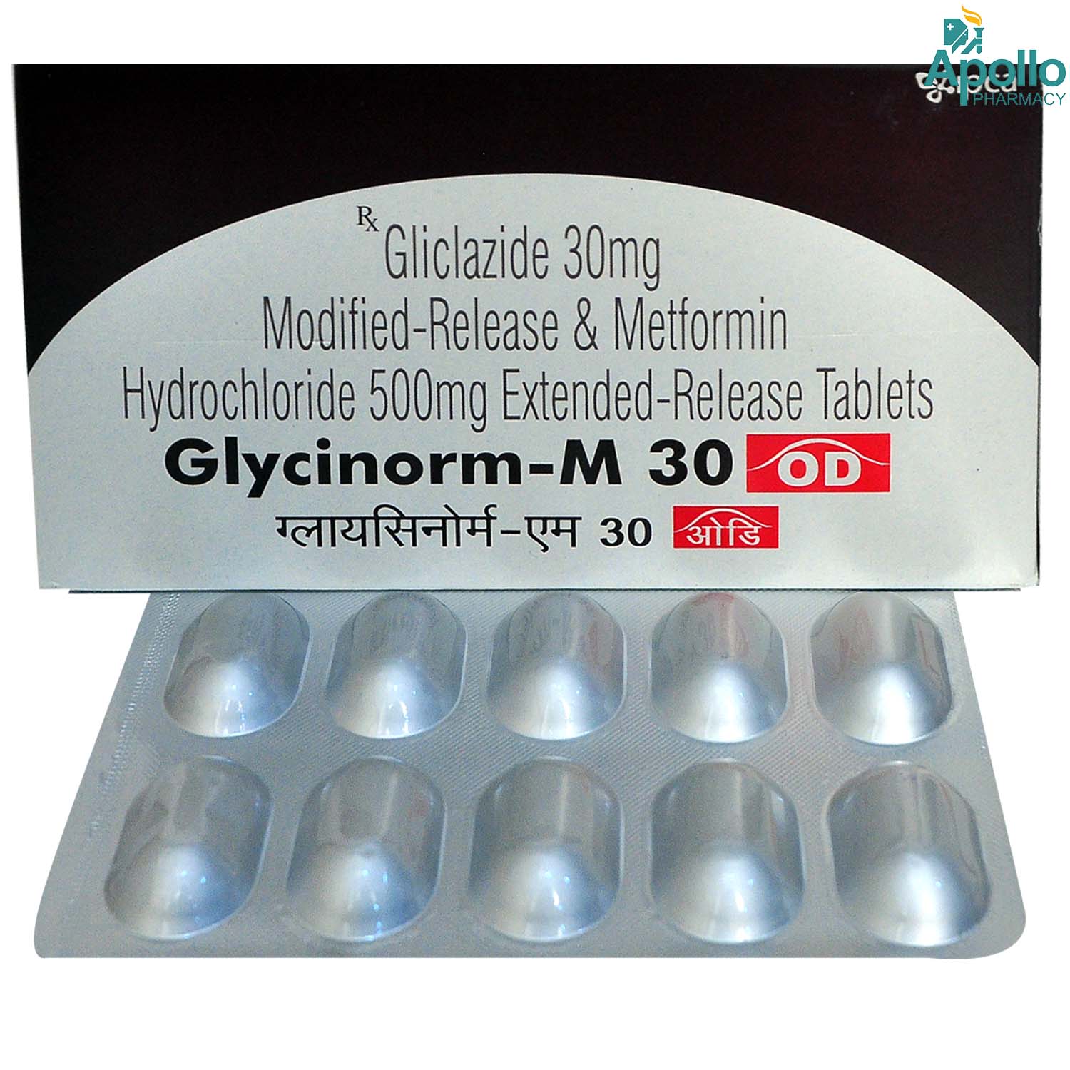 Glycinorm M OD 30 Tablet 10's, Pack of 10 TABLETS Glycinorm M OD 30 Tablet 10's, Pack of 10 TABLETS
