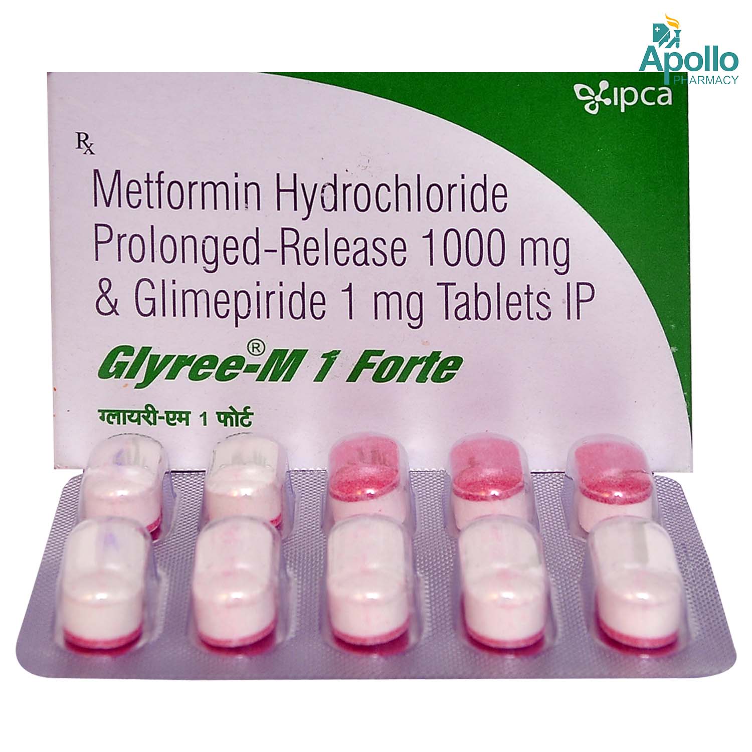Glyree M1 Forte Tablet 10's, Pack of 10 TABLETS Glyree M1 Forte Tablet 10's, Pack of 10 TABLETS