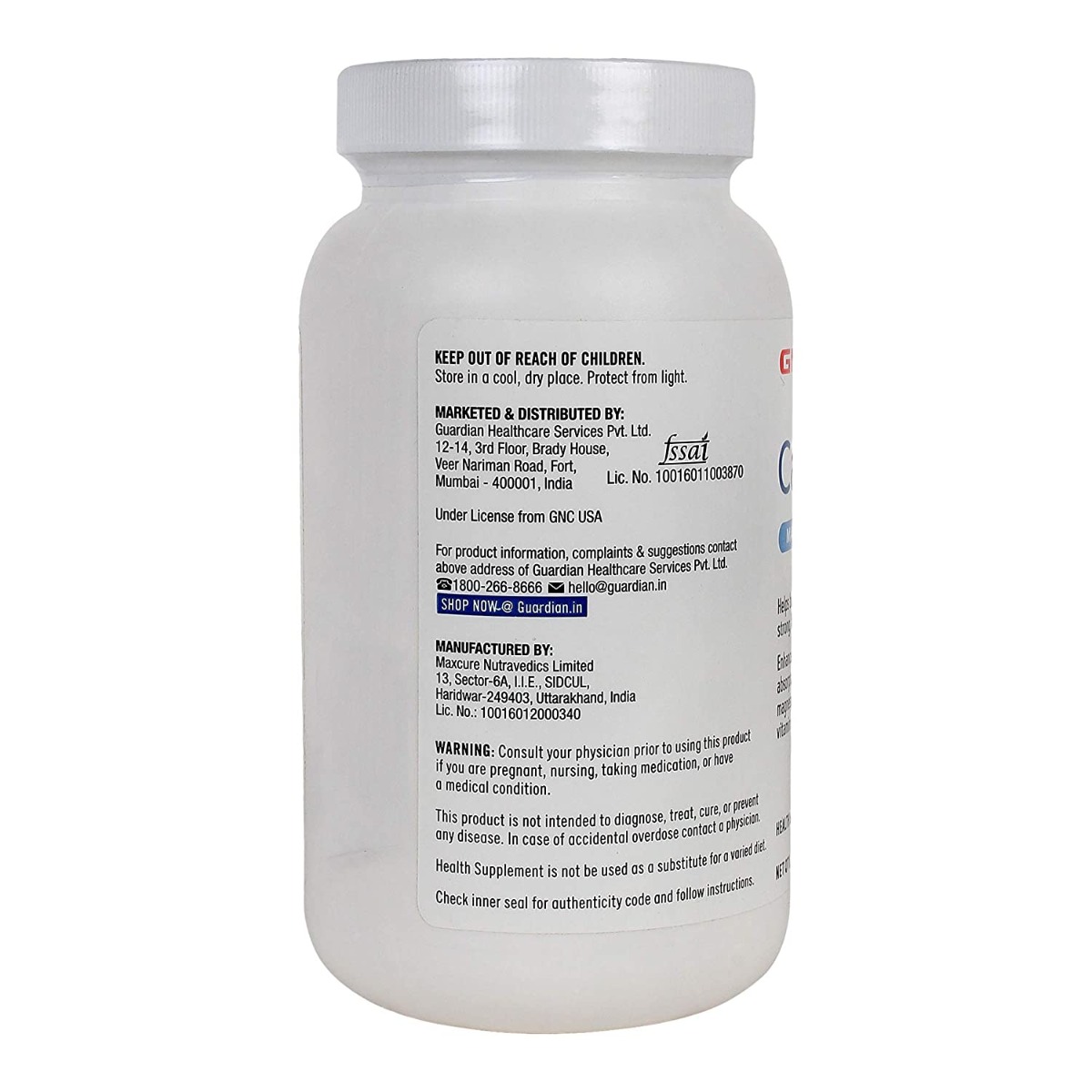 GNC Calcium Plus with Magnesium & Vitamin D3 600 mg, 180 Tablets Price