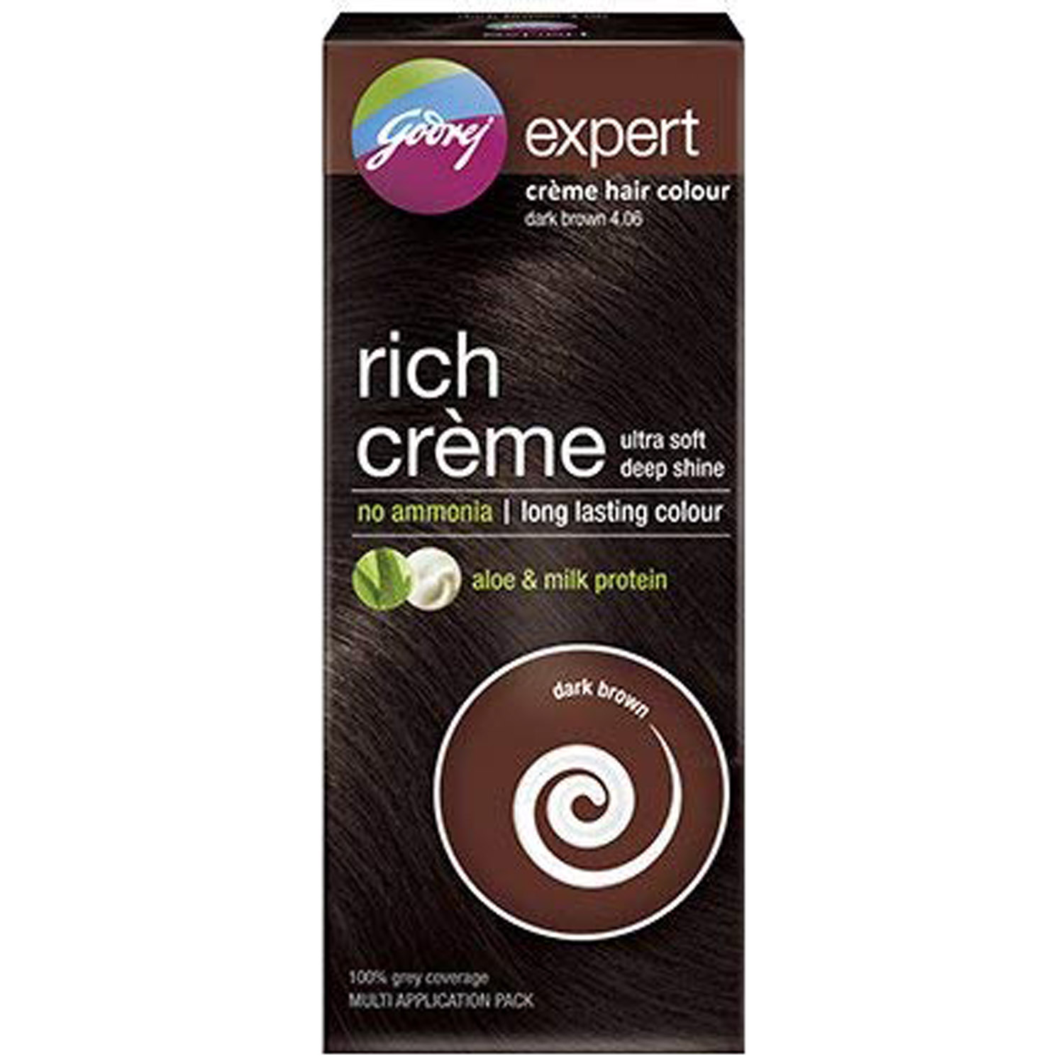 Godrej Expert Rich Cr?e Hair Colour, Dark Brown 50 gm, Pack of 1 Godrej Expert Rich Cr?e Hair Colour, Dark Brown 50 gm, Pack of 1