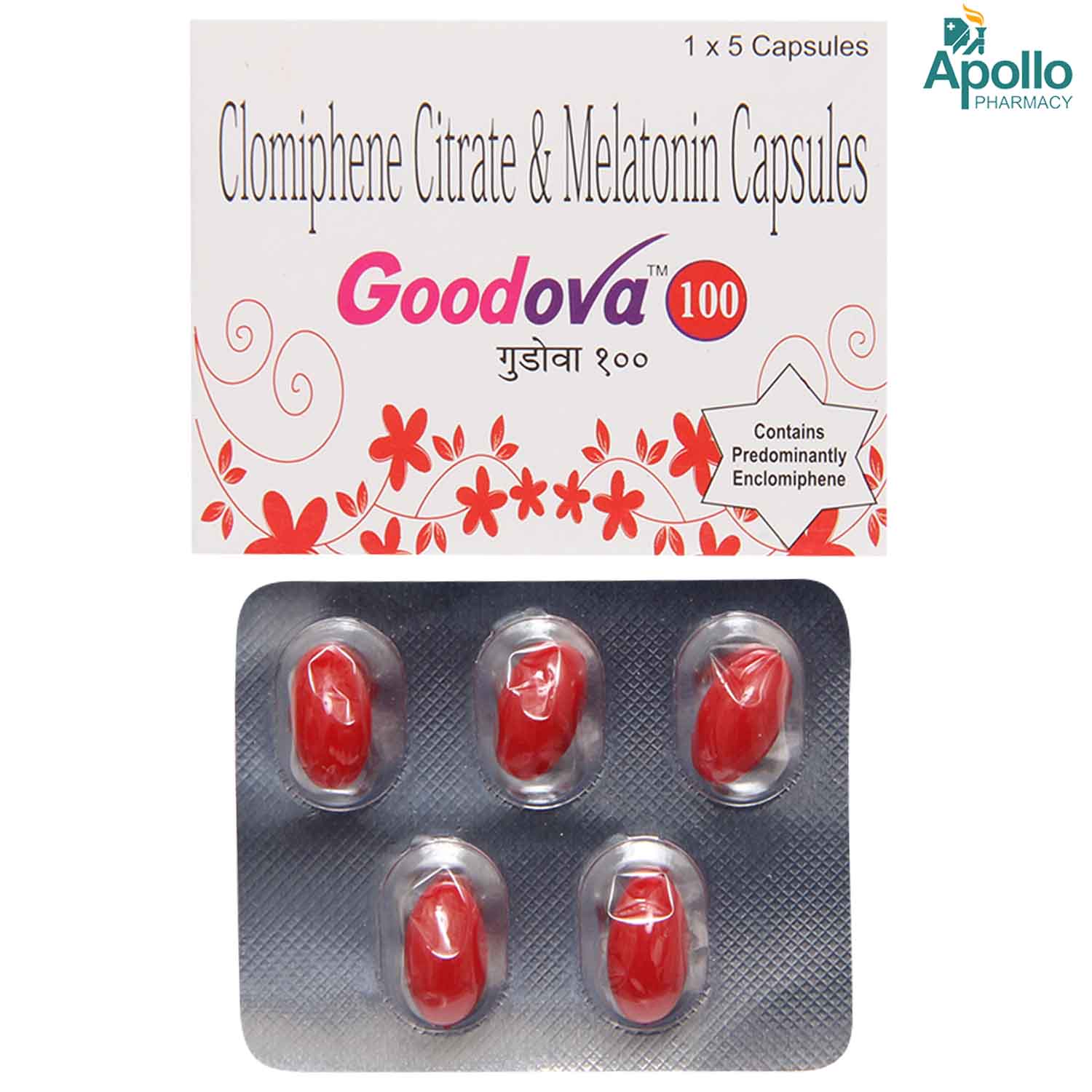 Goodova 100 Capsule 5's, Pack of 5 TABLETS Goodova 100 Capsule 5's, Pack of 5 TABLETS
