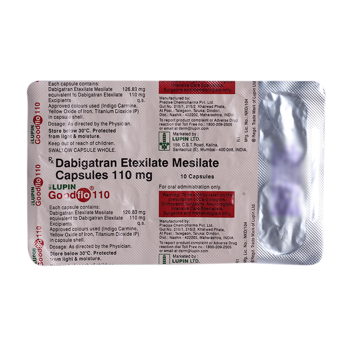 Goodflo 110 Capsule 10's, Pack of 10 CapsuleS Goodflo 110 Capsule 10's, Pack of 10 CapsuleS