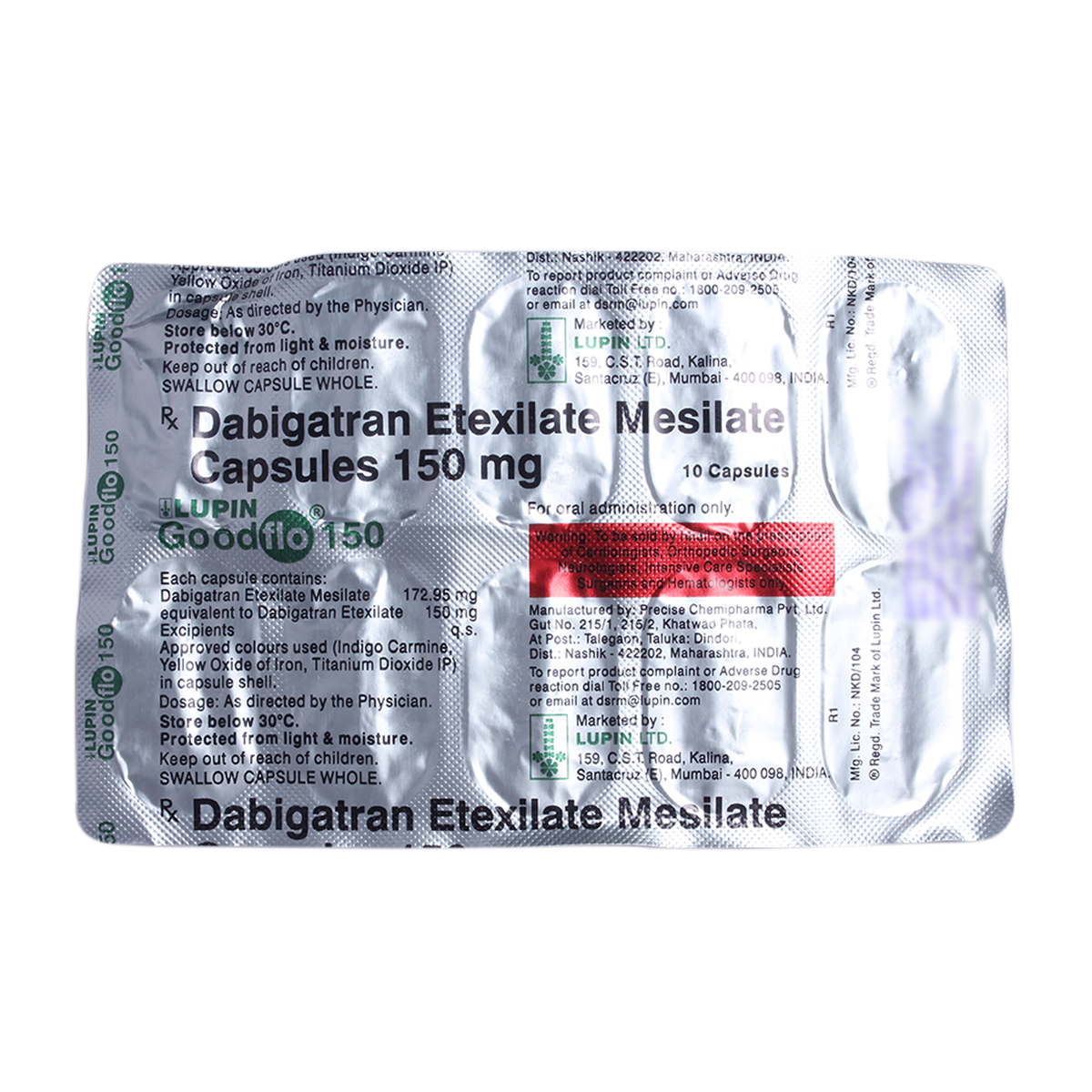 Goodflo 150 Capsule 10's, Pack of 10 CapsuleS Goodflo 150 Capsule 10's, Pack of 10 CapsuleS