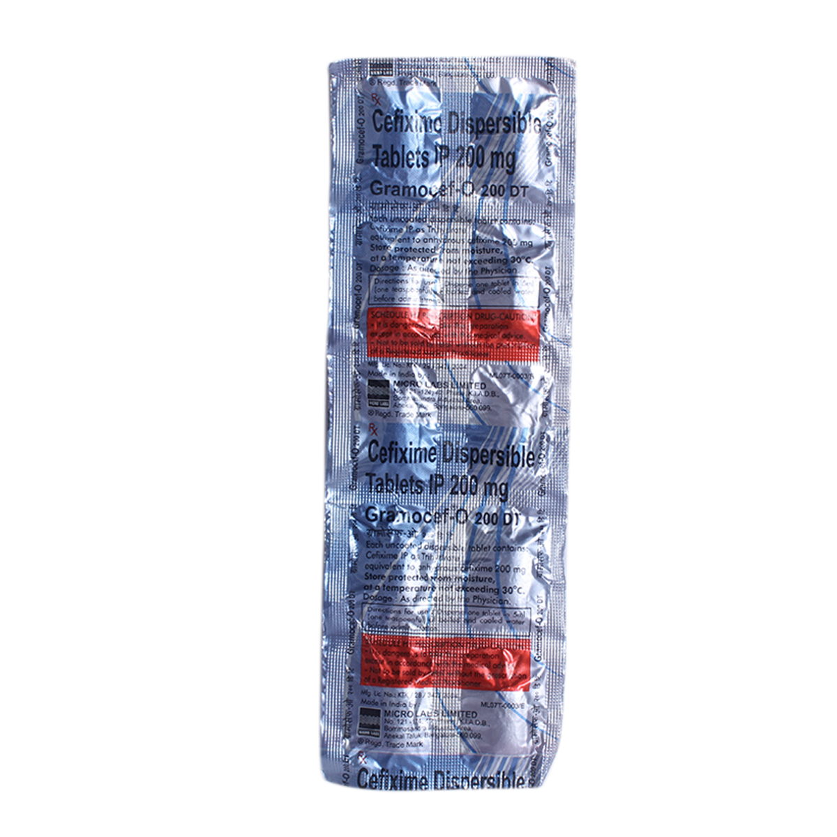 Gramocef-O 200 DT Tablet 10's, Pack of 10 TabletS Gramocef-O 200 DT Tablet 10's, Pack of 10 TabletS