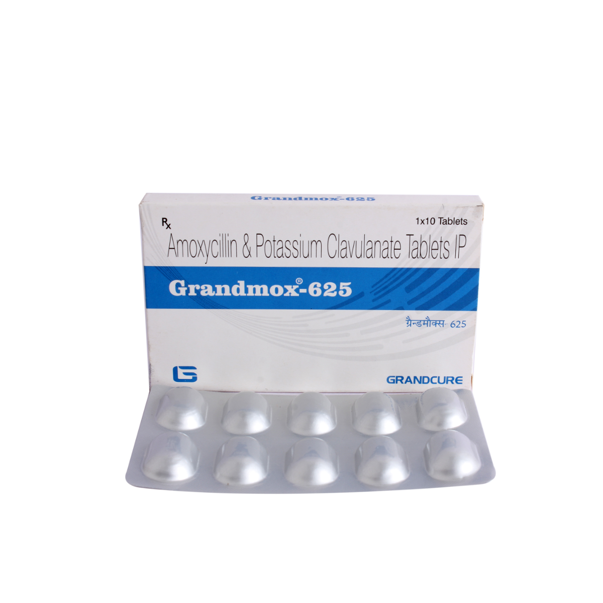 Grandmox 625 mg Tablet 10's, Pack of 10 TABLETS Grandmox 625 mg Tablet 10's, Pack of 10 TABLETS