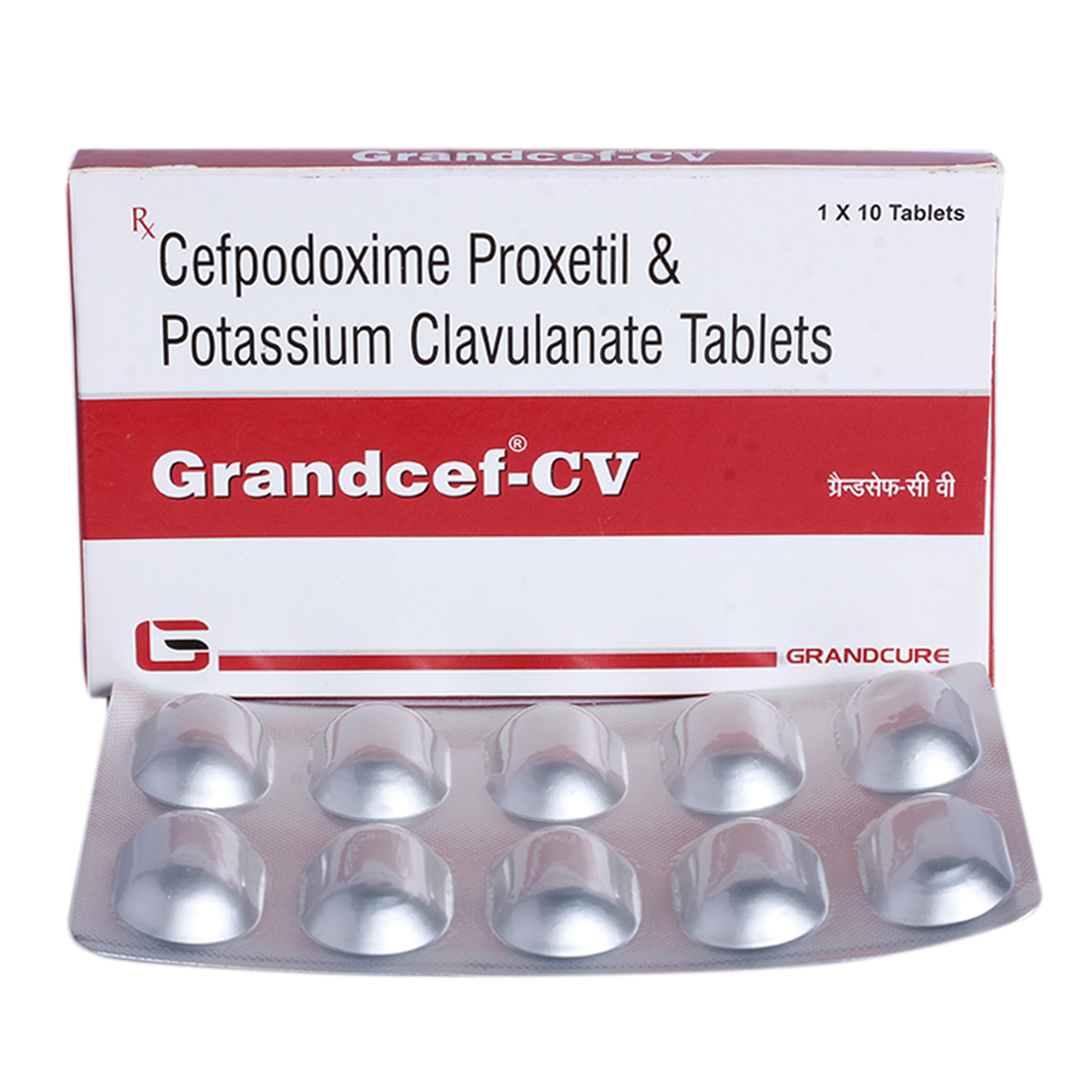 Grandcef CV Tablet 10's, Pack of 10 TabletS Grandcef CV Tablet 10's, Pack of 10 TabletS