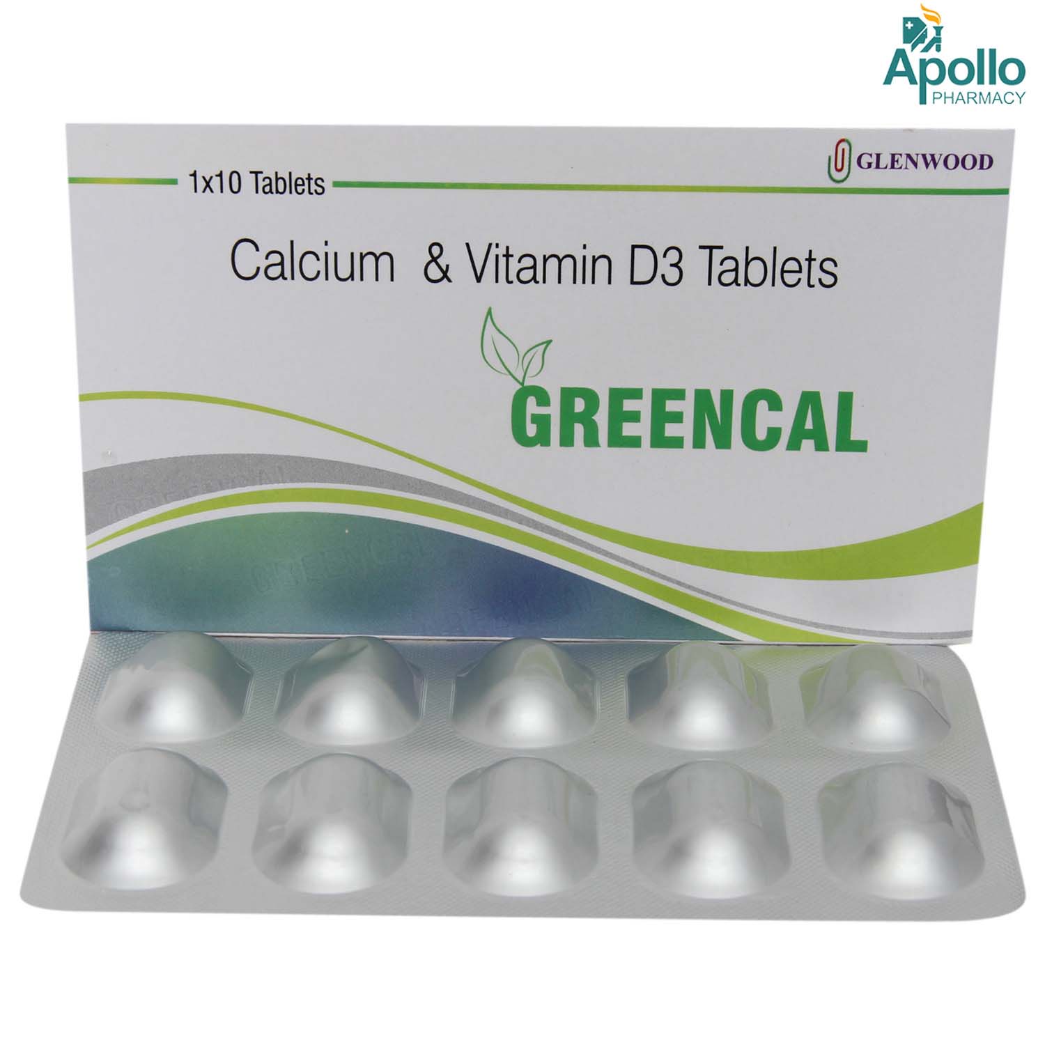 Greencal Tablet 10's, Pack of 10 TABLETS Greencal Tablet 10's, Pack of 10 TABLETS