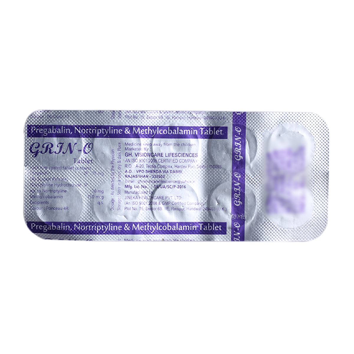Grin-O 75 mg Tablet 10's, Pack of 10 Grin-O 75 mg Tablet 10's, Pack of 10