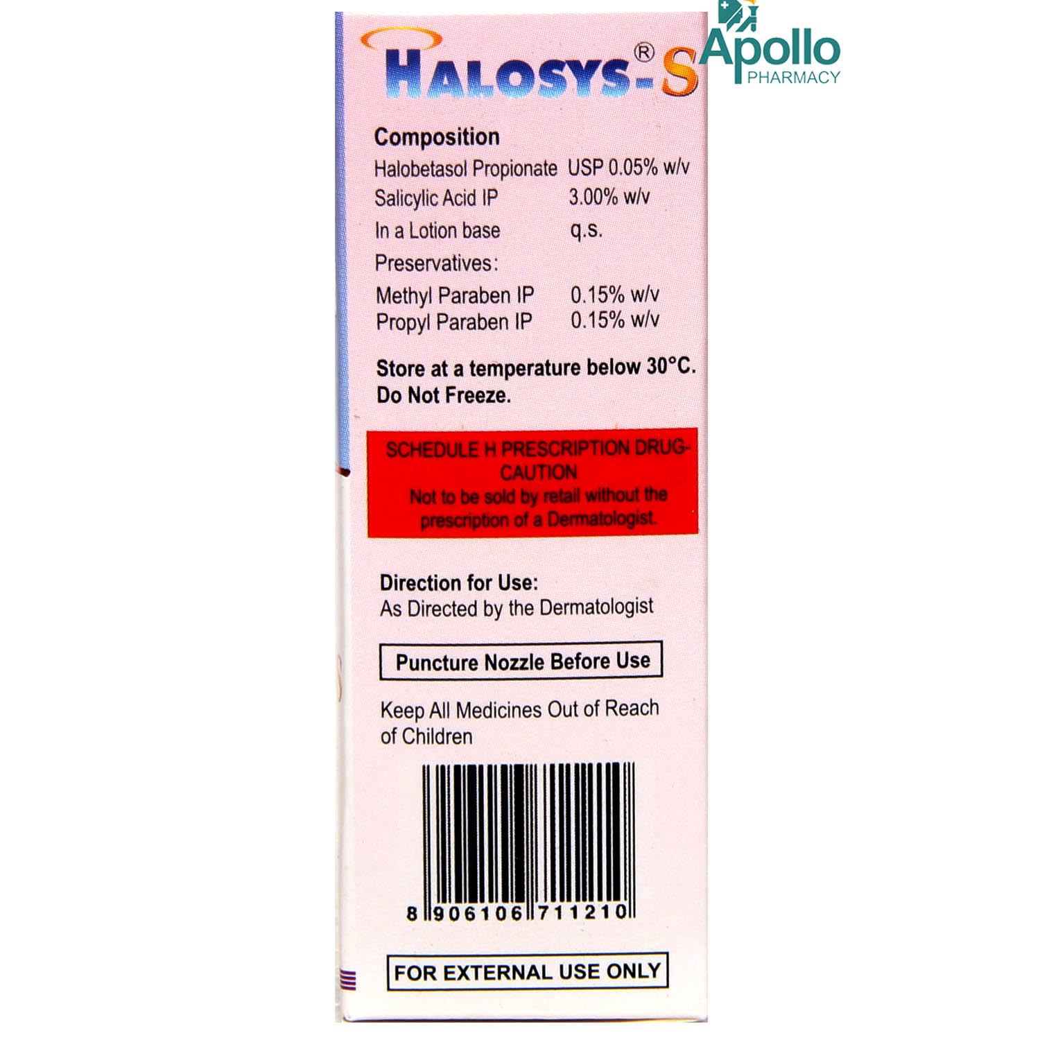 Halosys S Lotion 20 ml, Pack of 1 LOTION Halosys S Lotion 20 ml, Pack of 1 LOTION
