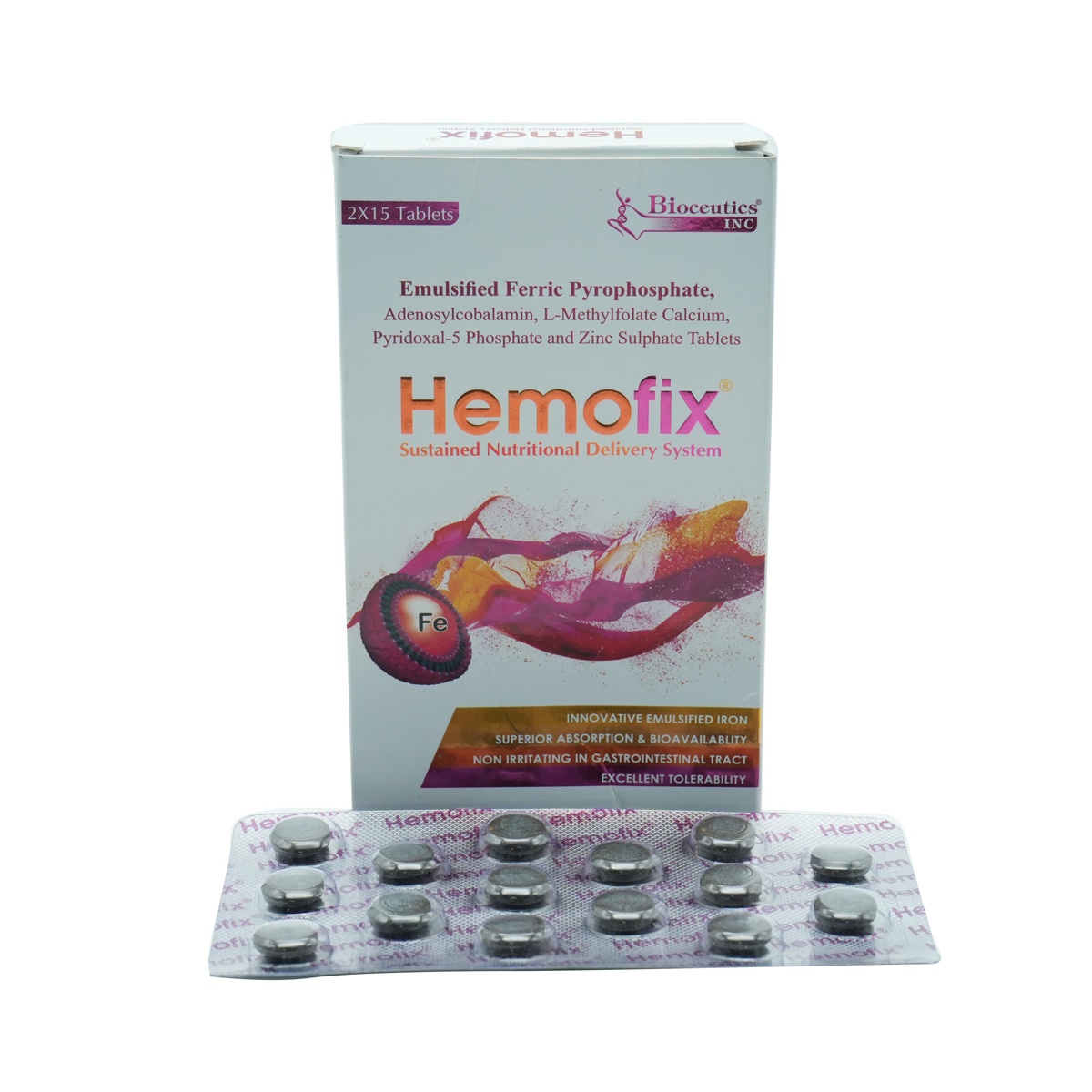 Hemofix Tablet 15's, Pack of 15 Hemofix Tablet 15's, Pack of 15