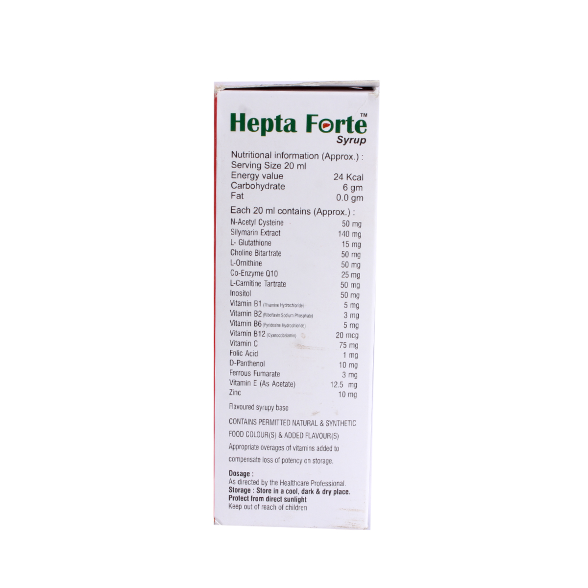 Hepta Forte Pineapple Flav Syp 200Ml, Pack of 1 Liquid Hepta Forte Pineapple Flav Syp 200Ml, Pack of 1 Liquid