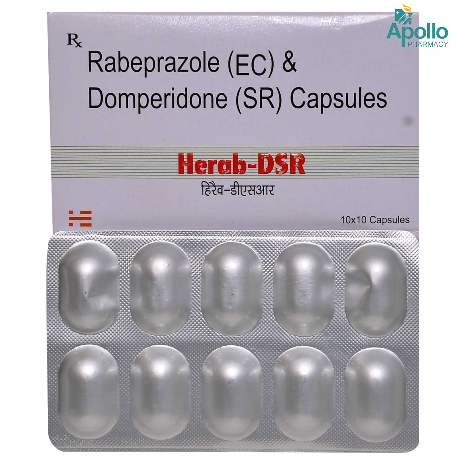 Herab-DSR Capsule 10's, Pack of 10 CapsuleS Herab-DSR Capsule 10's, Pack of 10 CapsuleS