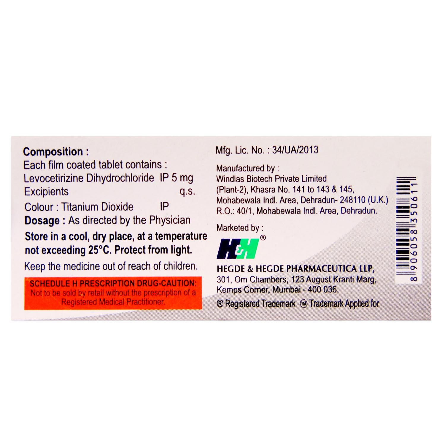 HHlevo Tablet 10's, Pack of 10 TABLETS HHlevo Tablet 10's, Pack of 10 TABLETS