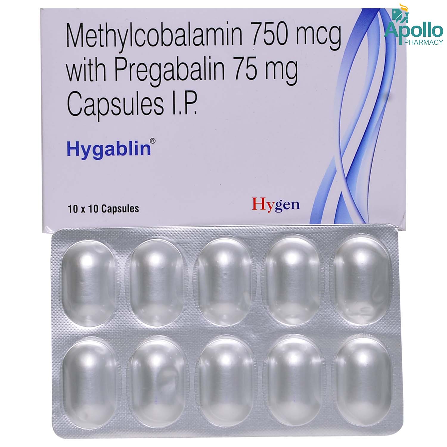 Hygablin Capsule 10's, Pack of 10 CapsuleS Hygablin Capsule 10's, Pack of 10 CapsuleS