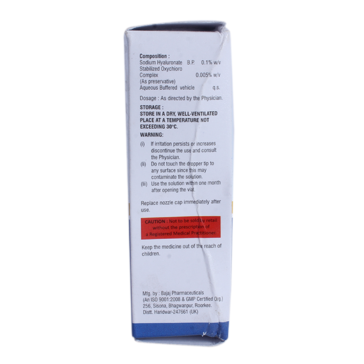 Hylowell 0.1%W/V Eye Drops 10ml, Pack of 1 EYE DROPS Hylowell 0.1%W/V Eye Drops 10ml, Pack of 1 EYE DROPS