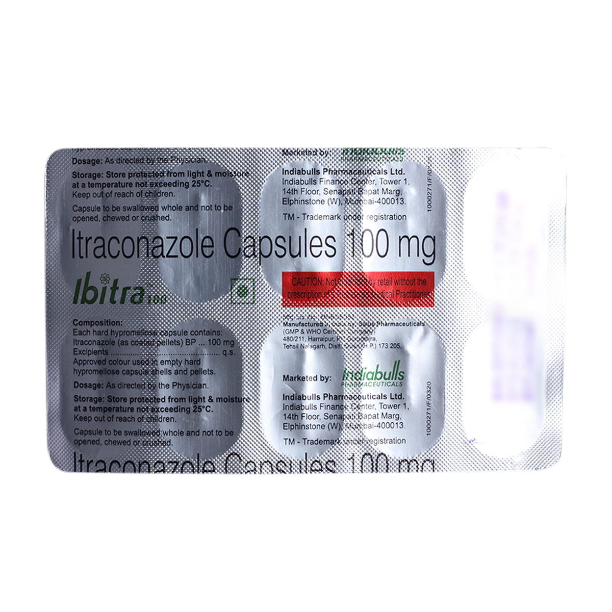 Ibitra 100 Capsule 10's, Pack of 10 CAPSULES Ibitra 100 Capsule 10's, Pack of 10 CAPSULES