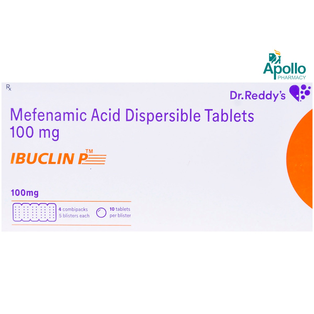 Ibuclin P Tablet 10's, Pack of 10 TabletS Ibuclin P Tablet 10's, Pack of 10 TabletS