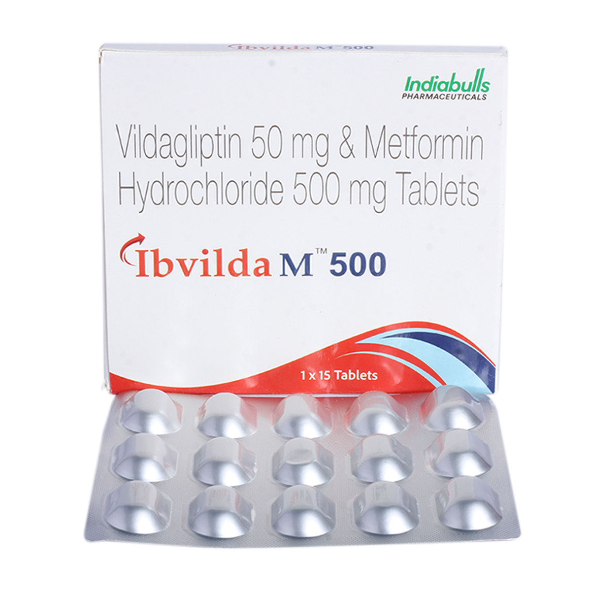 Ibvilda M 500 Tablet 15's, Pack of 15 TABLETS Ibvilda M 500 Tablet 15's, Pack of 15 TABLETS
