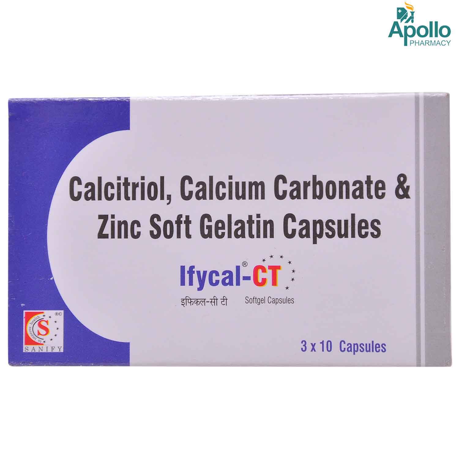 Ifycal-CT Softgel Capsule 10's, Pack of 10 CAPSULES Ifycal-CT Softgel Capsule 10's, Pack of 10 CAPSULES