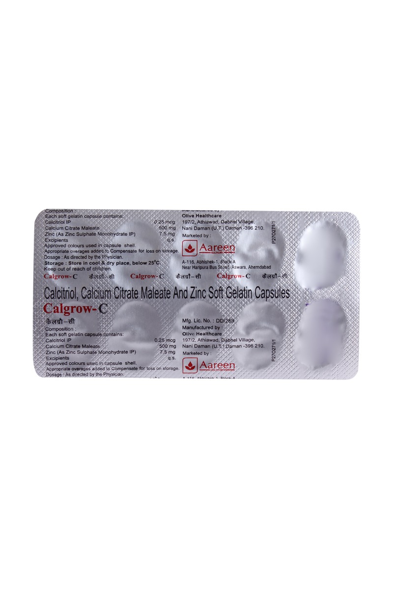 Buy Calgrow-C Capsule | 19 Minutes Delivery | Apollo Pharmacy
