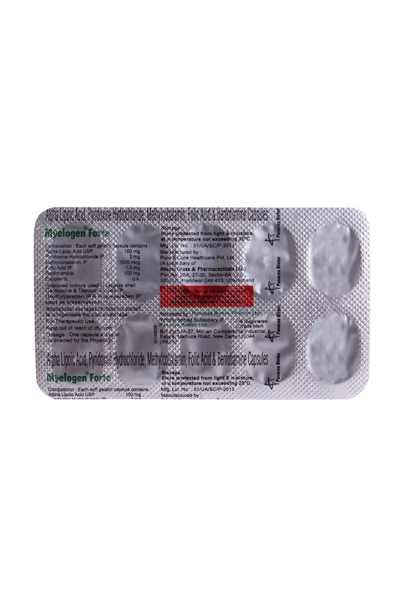 Buy Myelogen Forte Capsule 10's Online