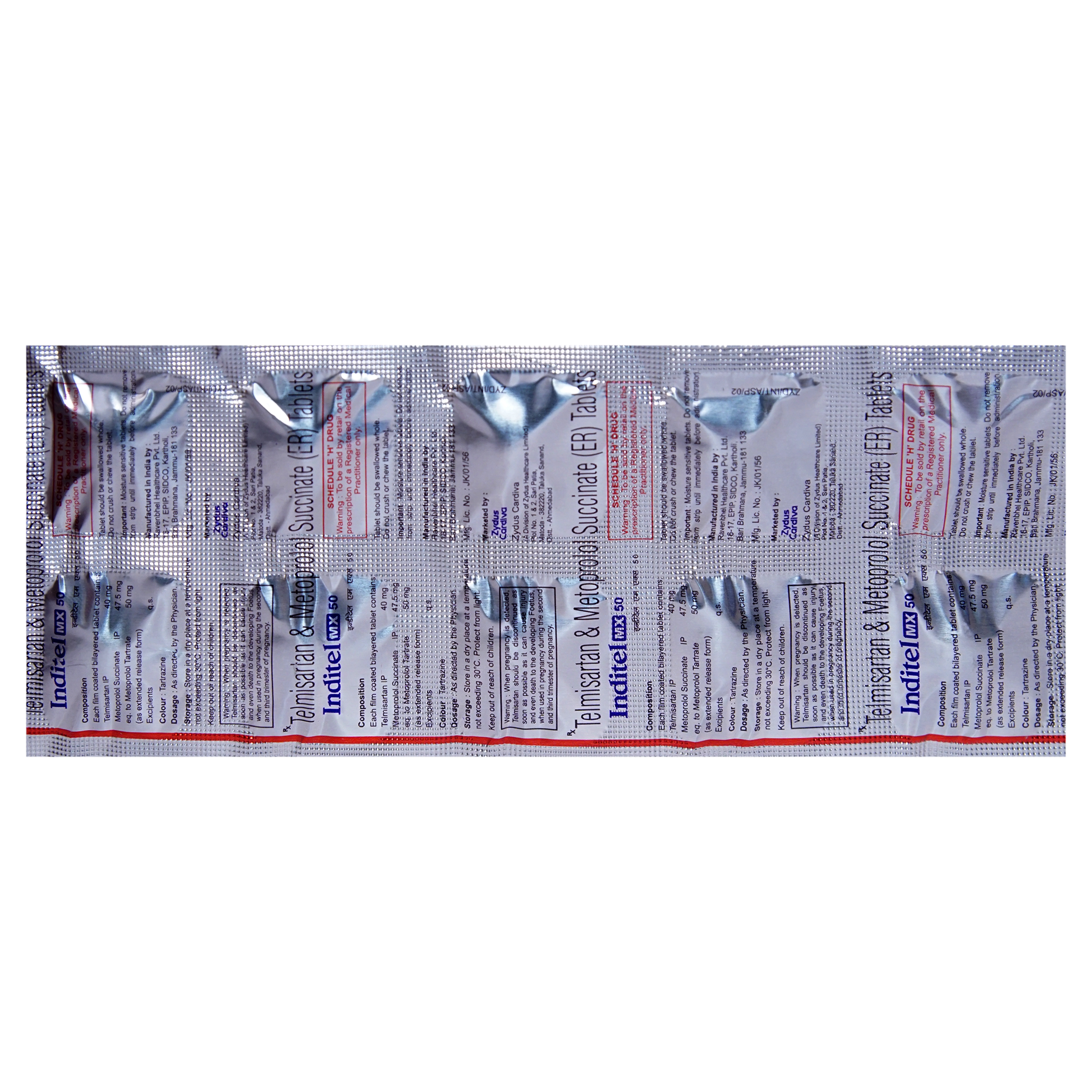 Inditel MX 50 Tablet 10's, Pack of 10 Inditel MX 50 Tablet 10's, Pack of 10