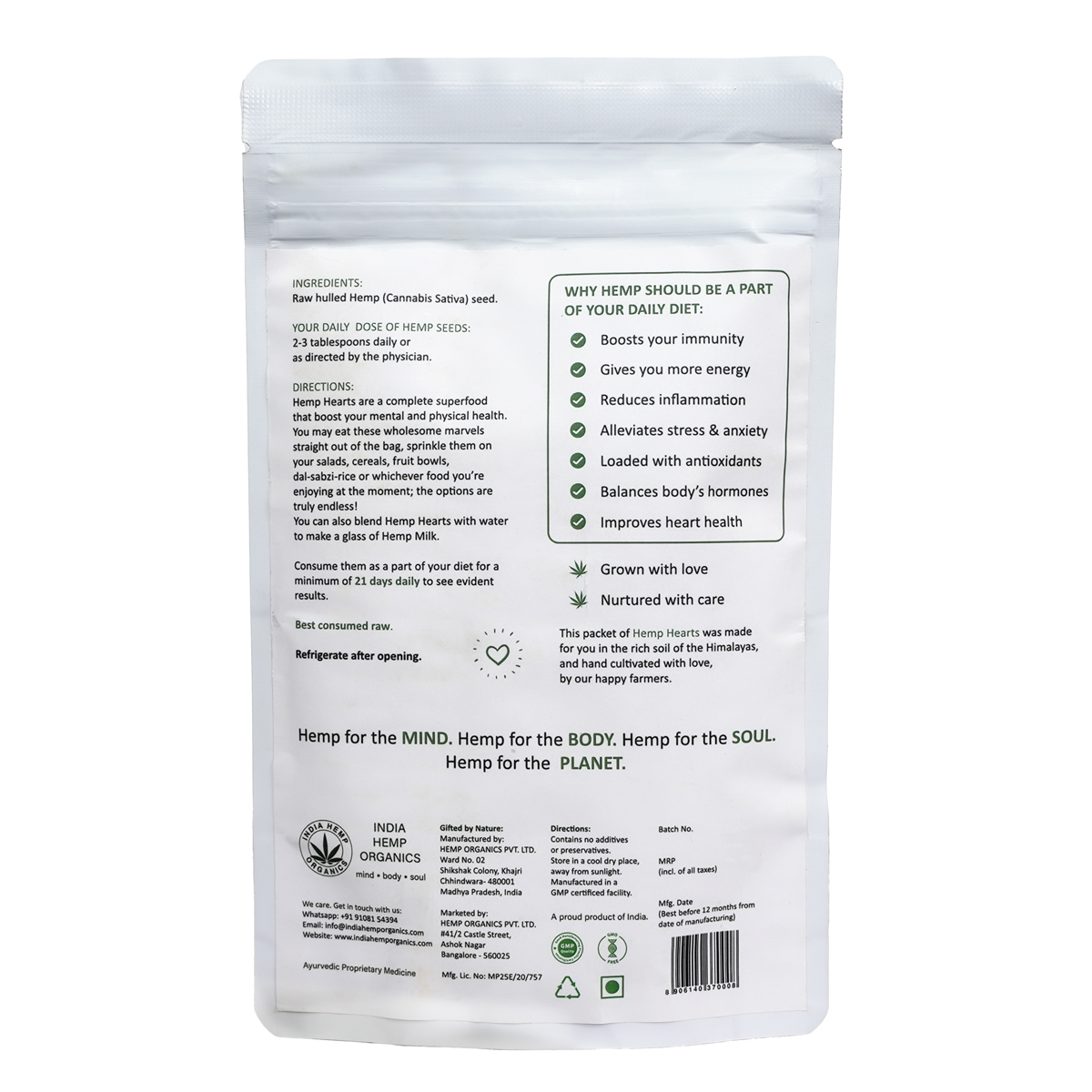 India Hemp Organics 100% Raw Hemp Hearts Seeds, 100 gm, Pack of 1 India Hemp Organics 100% Raw Hemp Hearts Seeds, 100 gm, Pack of 1