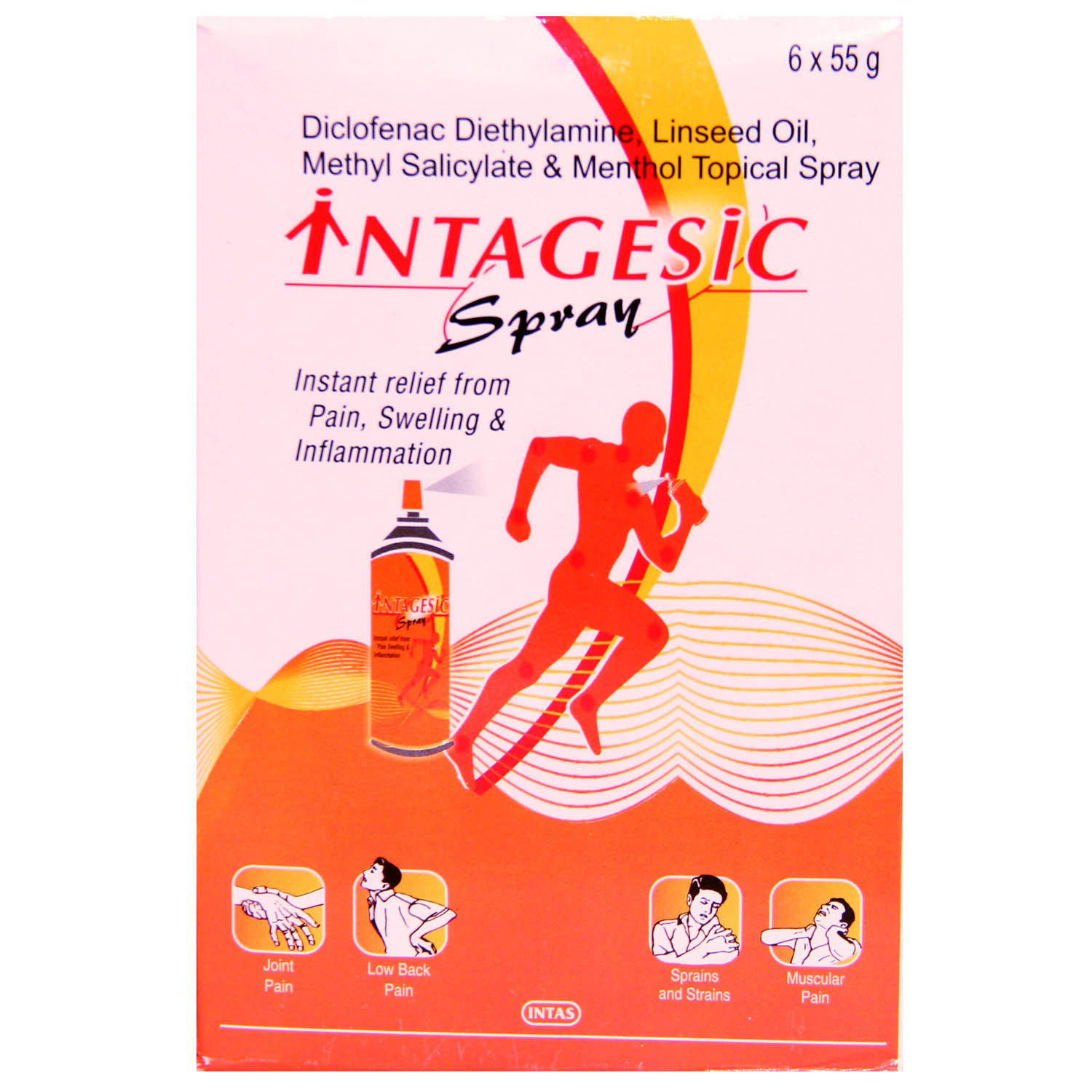 Buy Intagesic Spray 55 gm Online