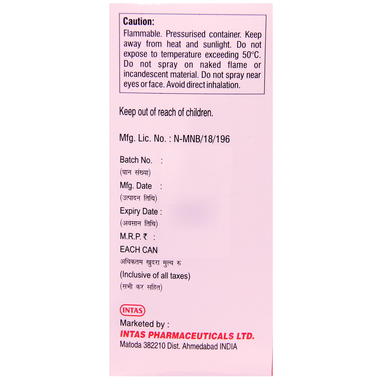 Intagesic Spray 55 gm, Pack of 1 SPRAY Intagesic Spray 55 gm, Pack of 1 SPRAY