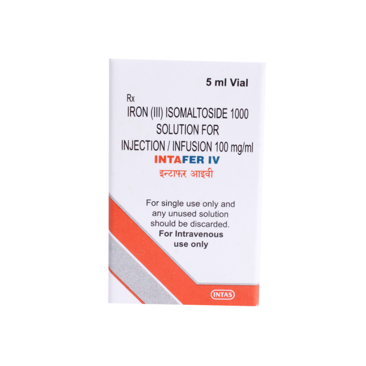 Buy Intafer IV 100 Injection 5 ml Online