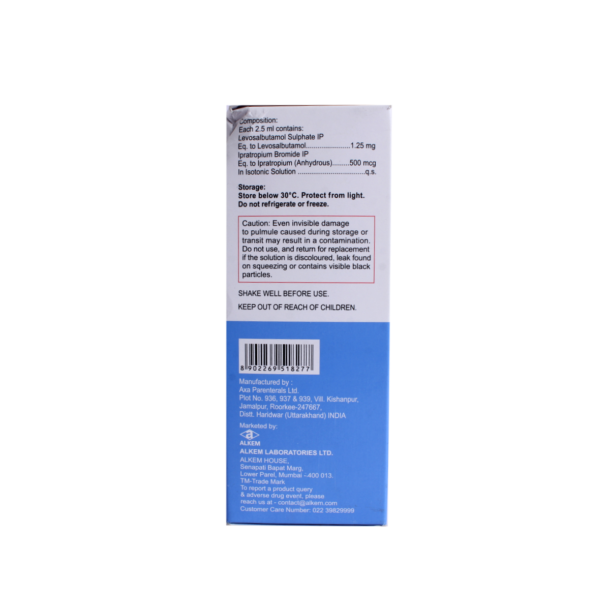 Iprasure Pulmules 5 x 2.5 ml, Pack of 1 RESPULES Iprasure Pulmules 5 x 2.5 ml, Pack of 1 RESPULES