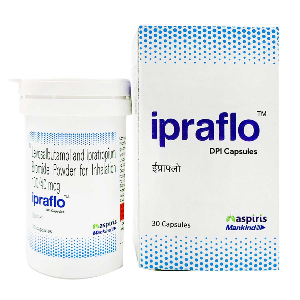 Ipraflo Dpi 40/100 Capsule 30's, Pack of 1 CAPSULE Ipraflo Dpi 40/100 Capsule 30's, Pack of 1 CAPSULE