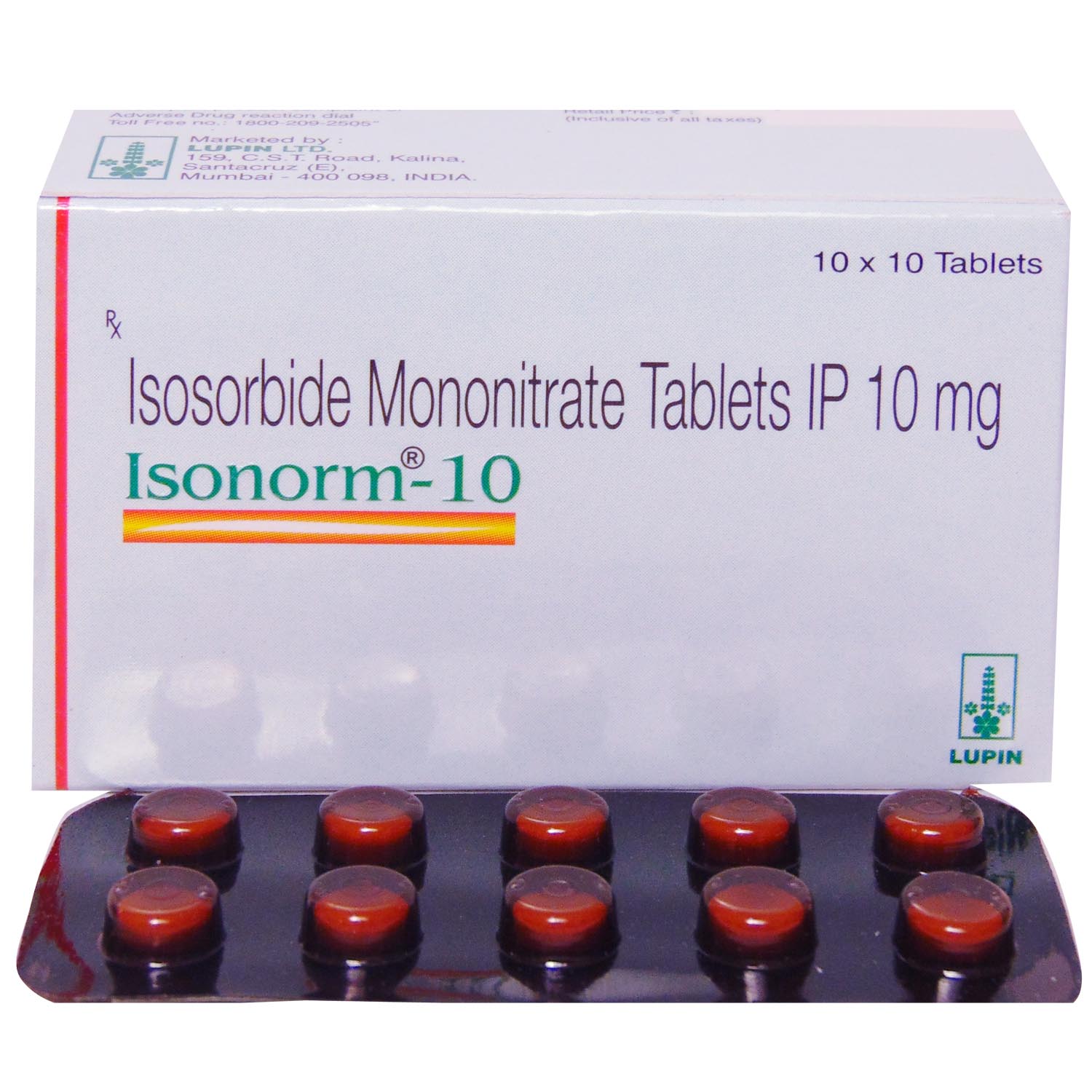 Isonorm 10 mg Tablet 10's, Pack of 10 TABLETS Isonorm 10 mg Tablet 10's, Pack of 10 TABLETS