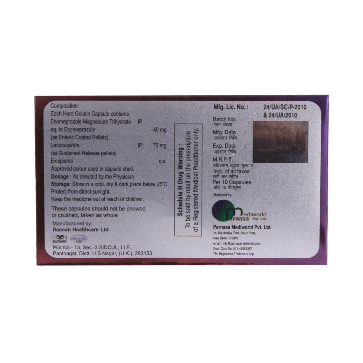 Isozole-L Capsule 10's, Pack of 10 CapsuleS Isozole-L Capsule 10's, Pack of 10 CapsuleS