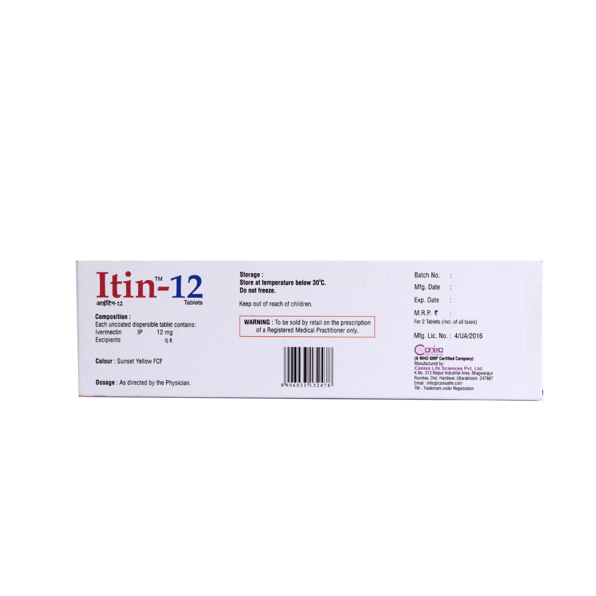 Itin-12 Tablet 2's, Pack of 2 TabletS Itin-12 Tablet 2's, Pack of 2 TabletS