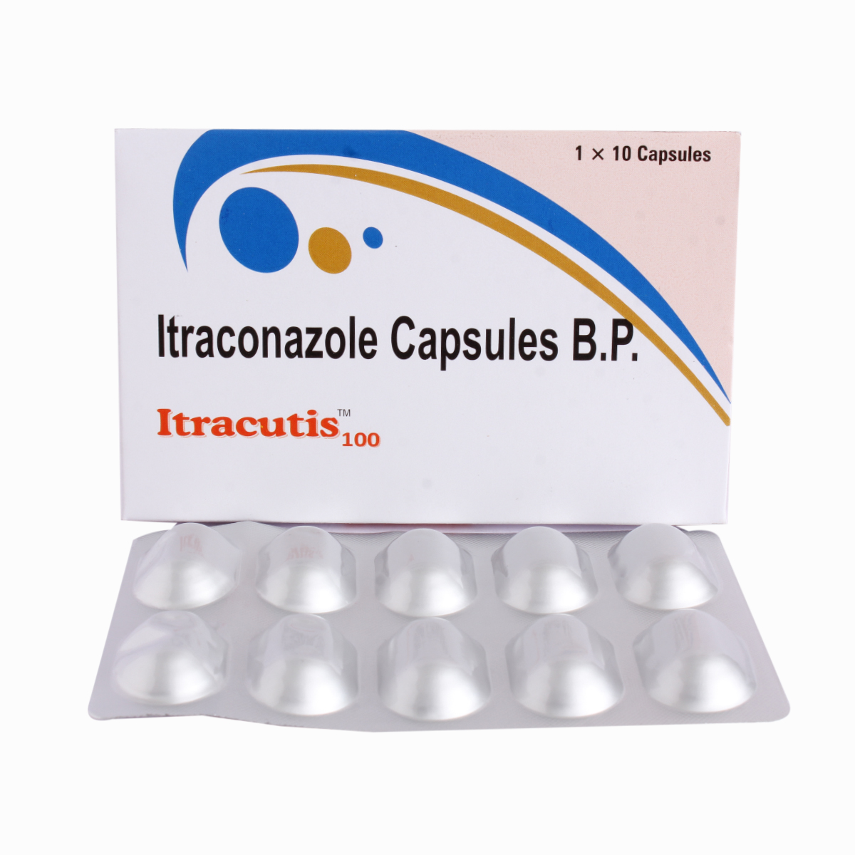 Itracutis-100 Capsule 10's, Pack of 10 CapsuleS Itracutis-100 Capsule 10's, Pack of 10 CapsuleS