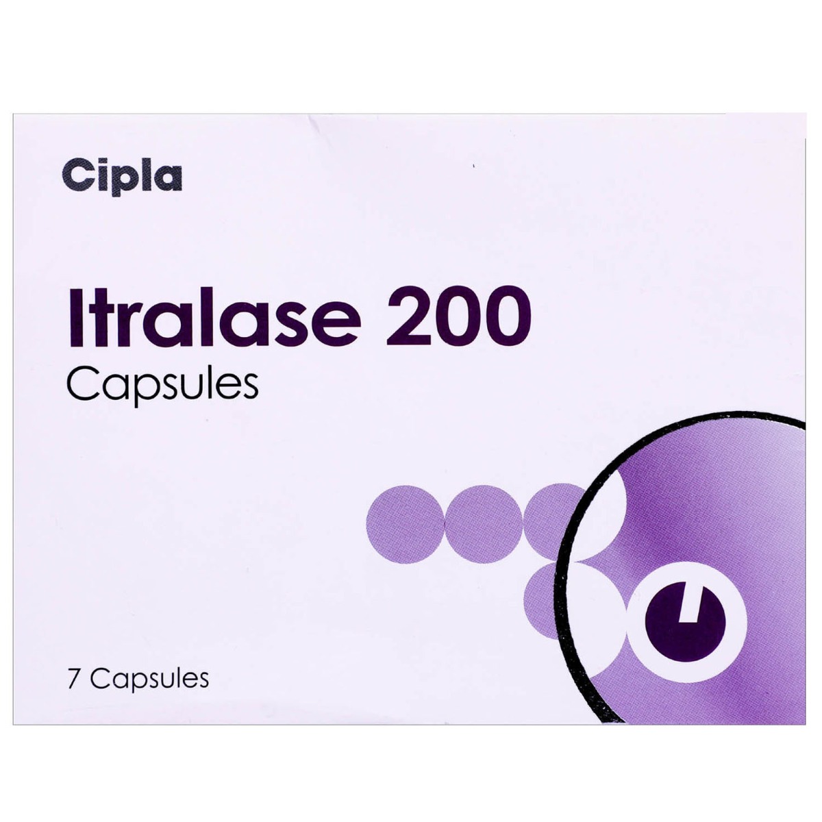 Itralase 200mg Capsule 7's Itralase 200mg Capsule 7's
