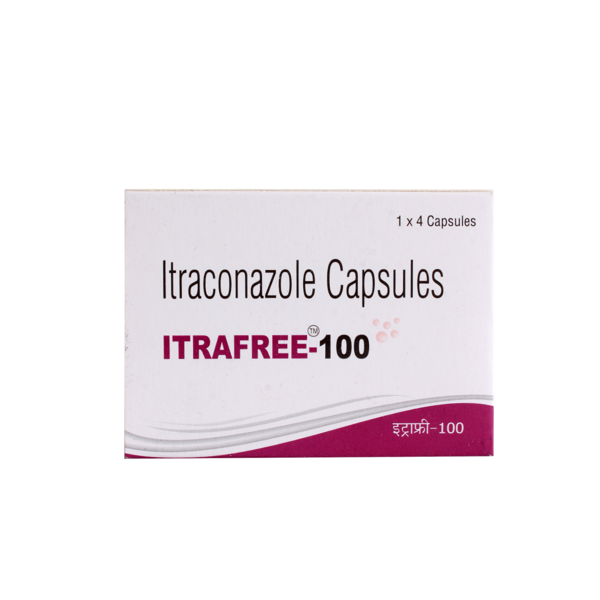 Itrafree-100 Capsule 4's, Pack of 4 CapsuleS Itrafree-100 Capsule 4's, Pack of 4 CapsuleS
