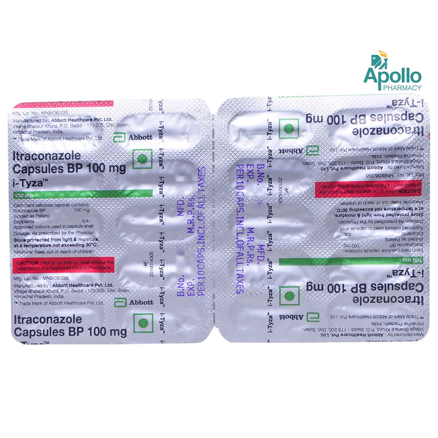 I-Tyza Capsule 10's, Pack of 10 CAPSULES I-Tyza Capsule 10's, Pack of 10 CAPSULES