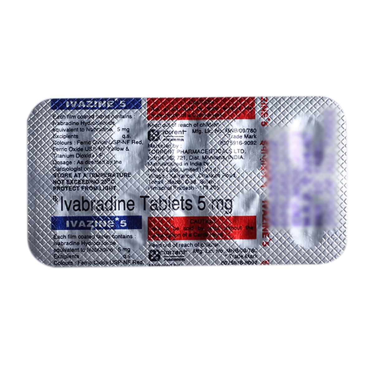 Ivazine 5 Tablet 10's, Pack of 10 TabletS Ivazine 5 Tablet 10's, Pack of 10 TabletS