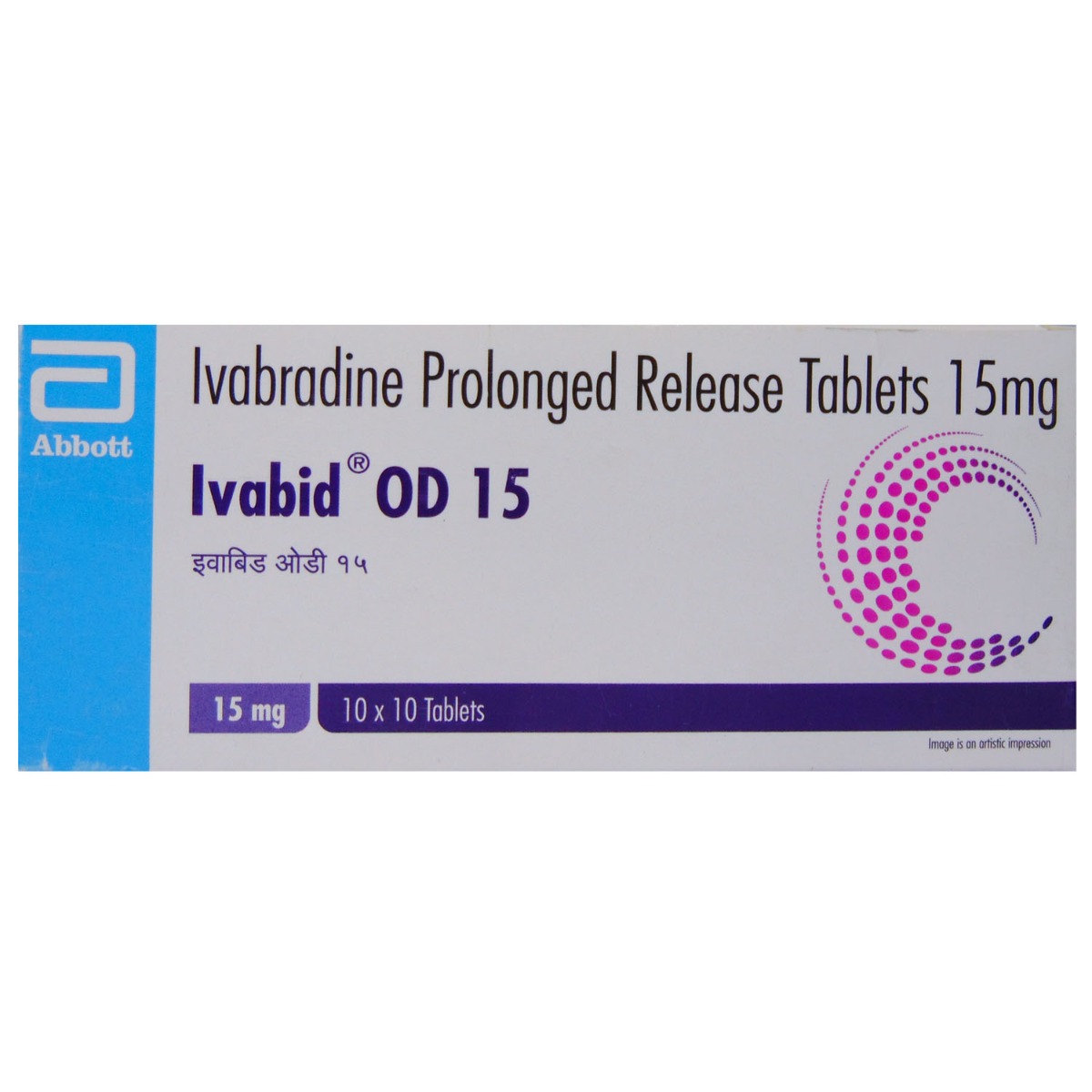 Ivabid OD 15 mg Tablet 10's, Pack of 10 TabletS Ivabid OD 15 mg Tablet 10's, Pack of 10 TabletS