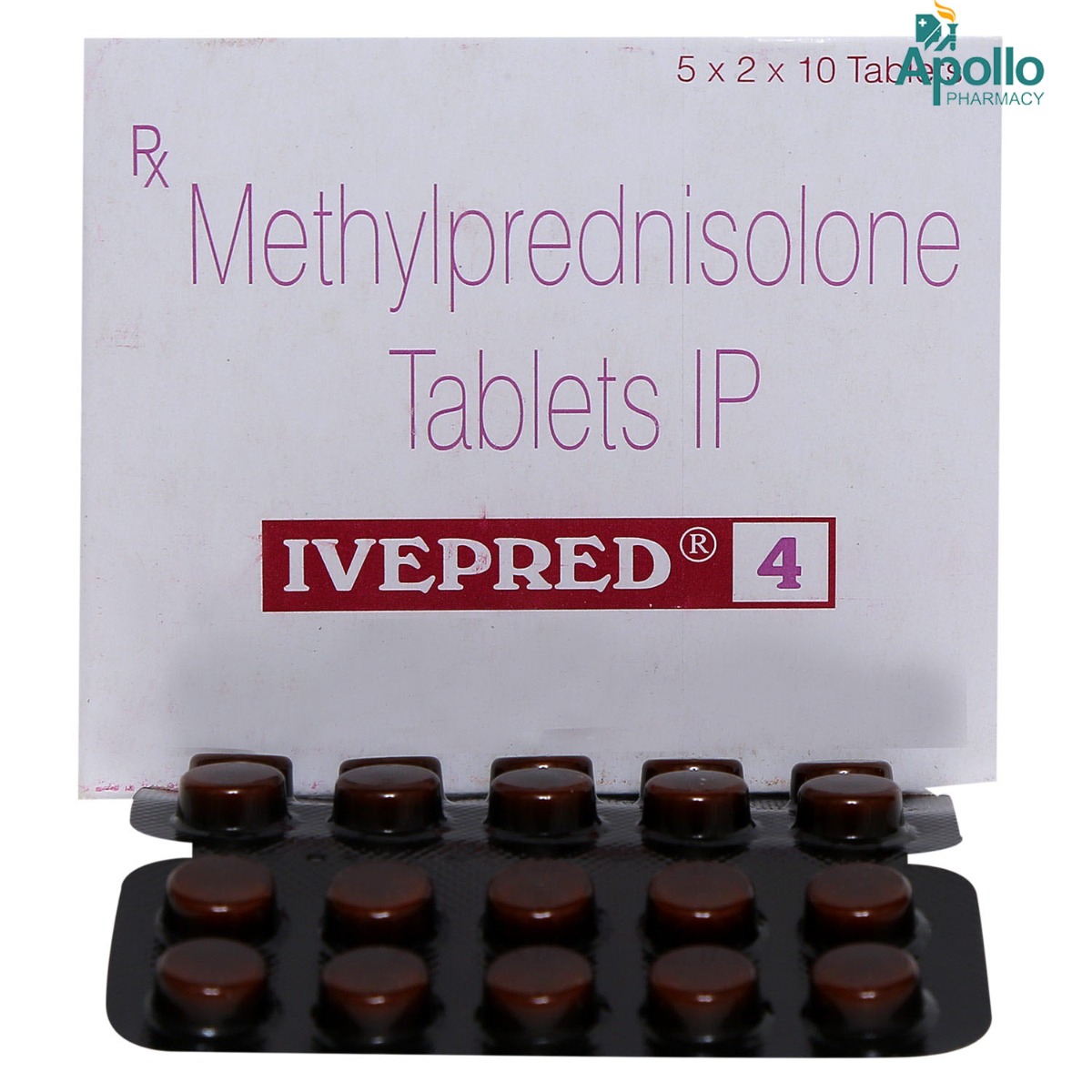 Ivepred 4 Tablet 10's, Pack of 10 TABLETS Ivepred 4 Tablet 10's, Pack of 10 TABLETS