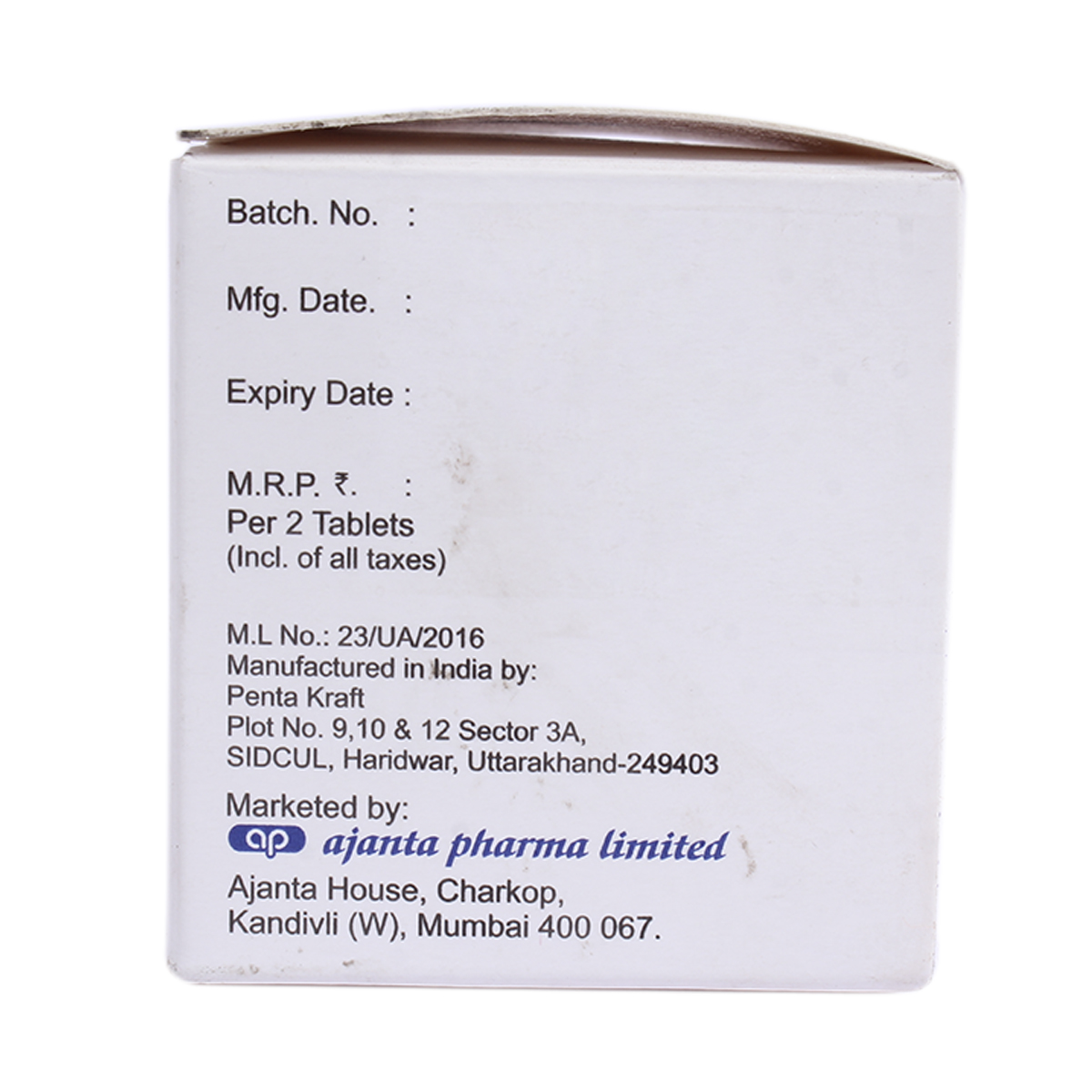Ivrea 6 mg Tablet 2's, Pack of 2 TABLETS Ivrea 6 mg Tablet 2's, Pack of 2 TABLETS