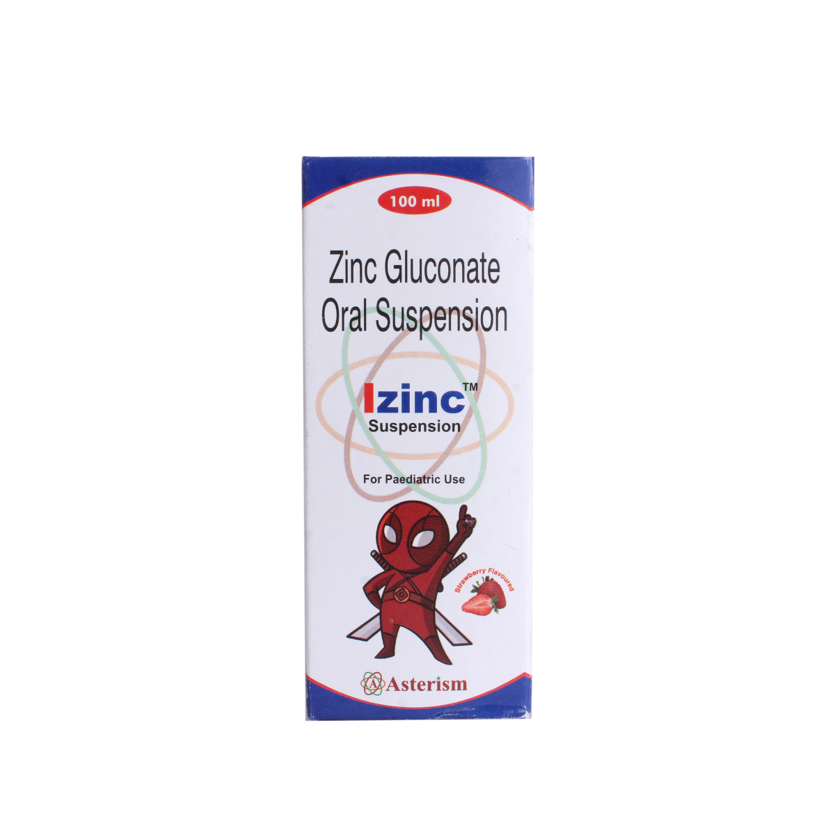 IZinc Strawberry Suspension 100 ml, Pack of 1 LIQUID IZinc Strawberry Suspension 100 ml, Pack of 1 LIQUID
