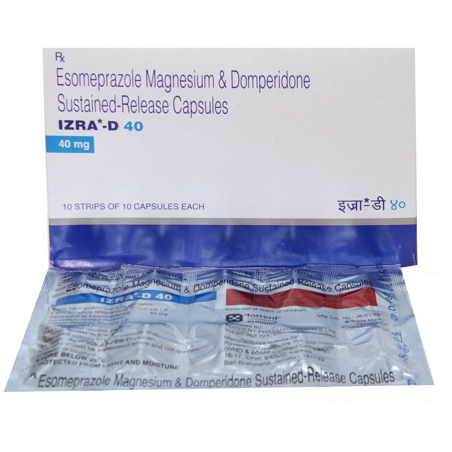 Izra-D 40 Capsule 10's, Pack of 10 CAPSULES Izra-D 40 Capsule 10's, Pack of 10 CAPSULES
