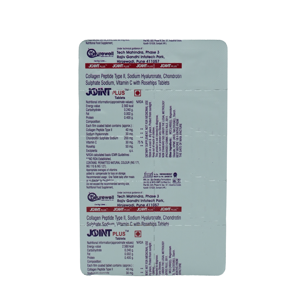 Joint Plus Tablet 10's, Pack of 10 TABLETS Joint Plus Tablet 10's, Pack of 10 TABLETS