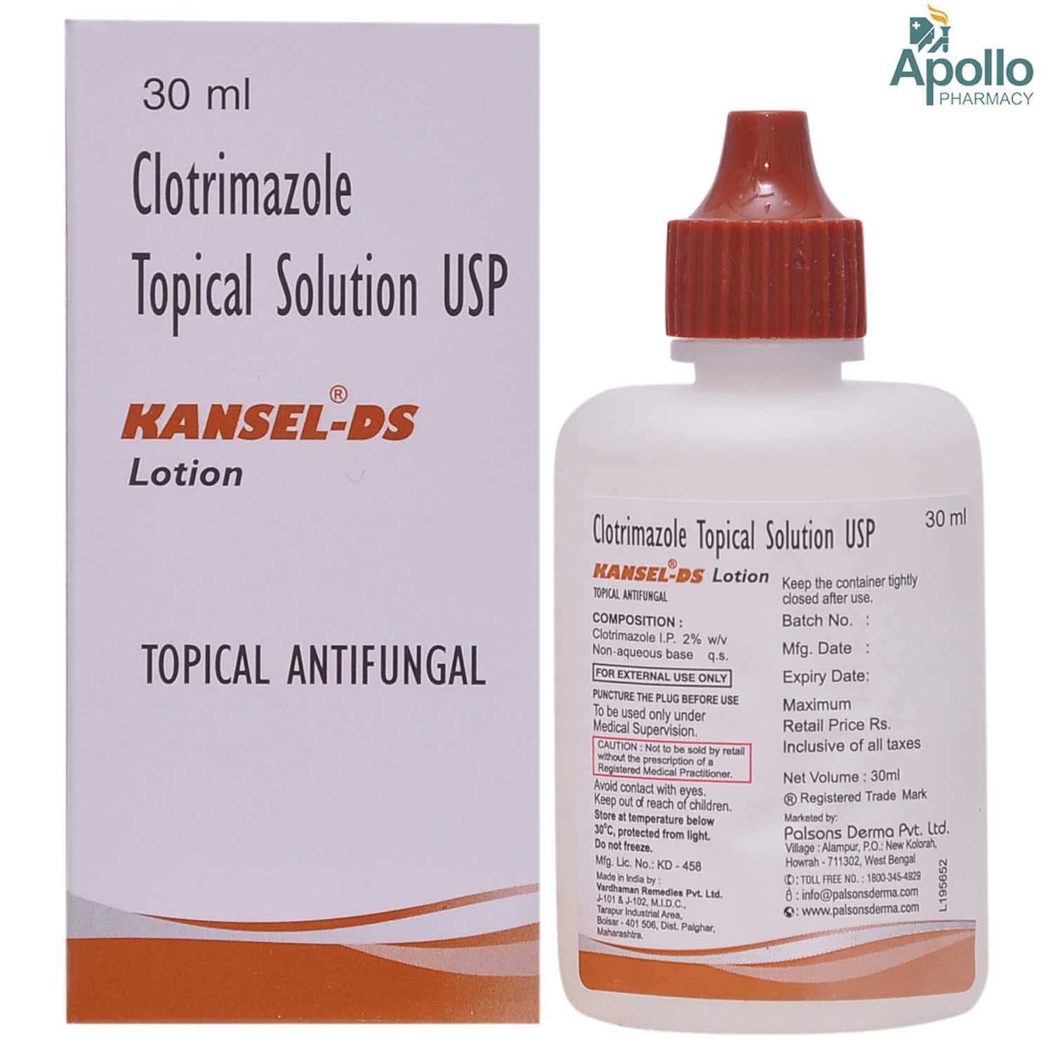 Kansel-DS Lotion 30 ml, Pack of 1 LOTION Kansel-DS Lotion 30 ml, Pack of 1 LOTION