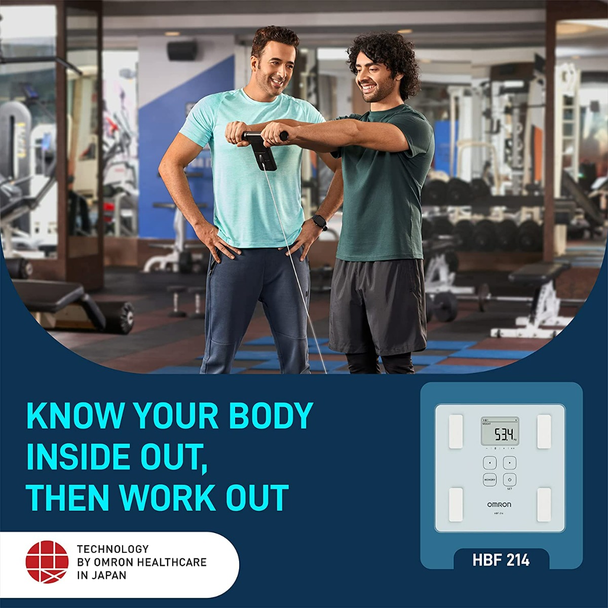 Omron Karada Scan Body Composition Monitor HBF-214, 1 Count, Pack of 1 Omron Karada Scan Body Composition Monitor HBF-214, 1 Count, Pack of 1