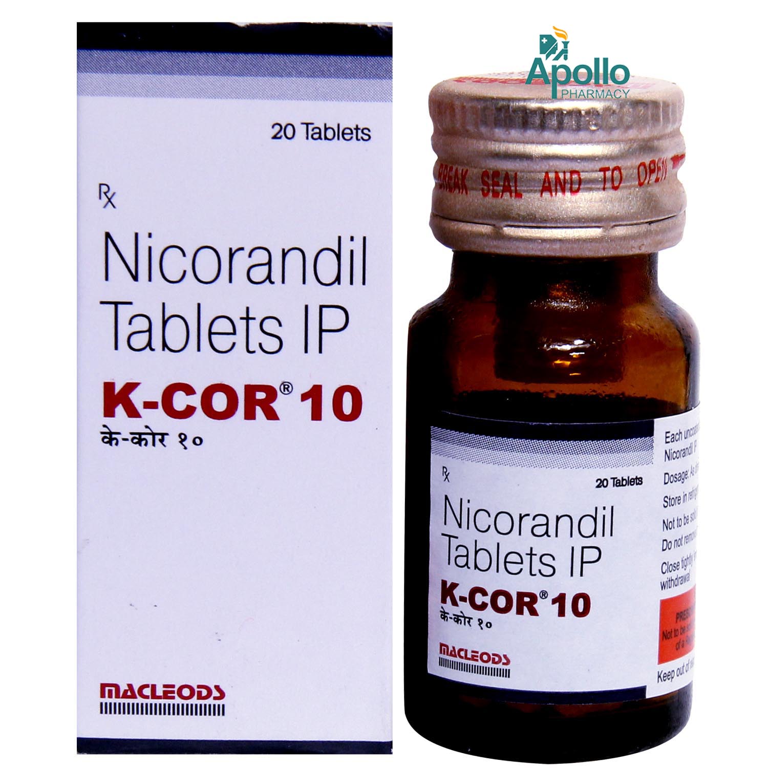 Kcor 10 Tablet 20's, Pack of 1 TABLET Kcor 10 Tablet 20's, Pack of 1 TABLET