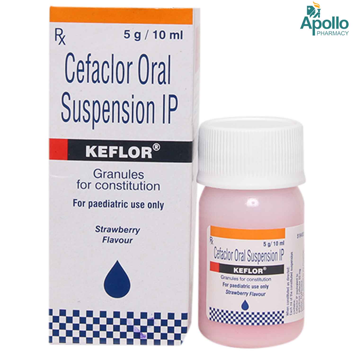 Keflor Strawberry Oral Suspension 10 ml, Pack of 1 ORAL SUSPENSION Keflor Strawberry Oral Suspension 10 ml, Pack of 1 ORAL SUSPENSION